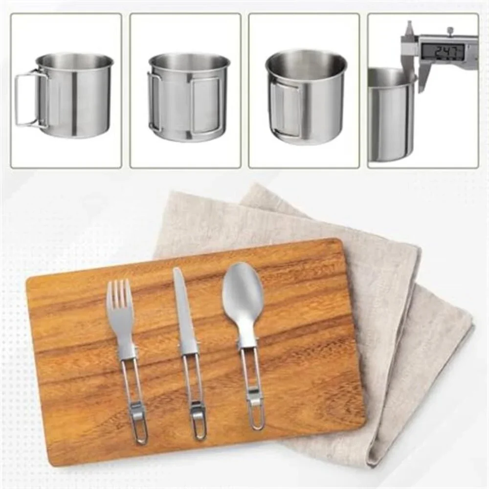 Camping Cookware Kit Backpacking Set